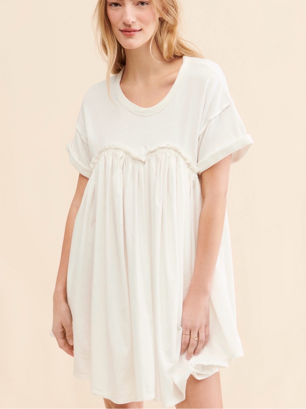 Free People Catalina Babydoll Mini Dress